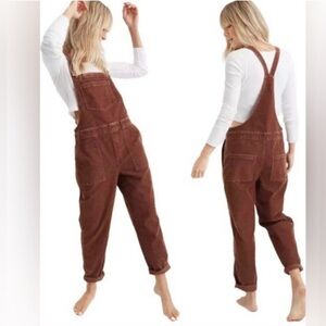 Aerie Brown Overalls